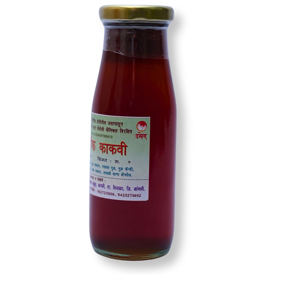 NAISARGIK, Pure Deshi Gul Kakavi (Pure Liquid Jaggery), Natural, Chemical Free, Pack of 280 ml