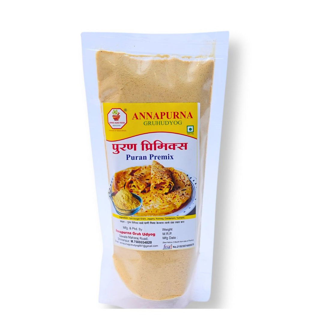 ANNAPURNA, Puran Peeth Premix,Jagdamba SHG, Natural Ingredients, No Artificial Chemical, Pack of 250 gm