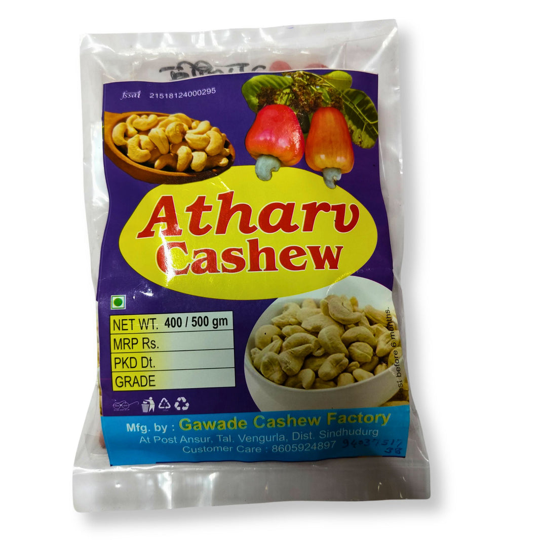 ATHARVA , Salted Cashew, Healthy, Fiberous, Natural Flavour, Pack of 1000 gm