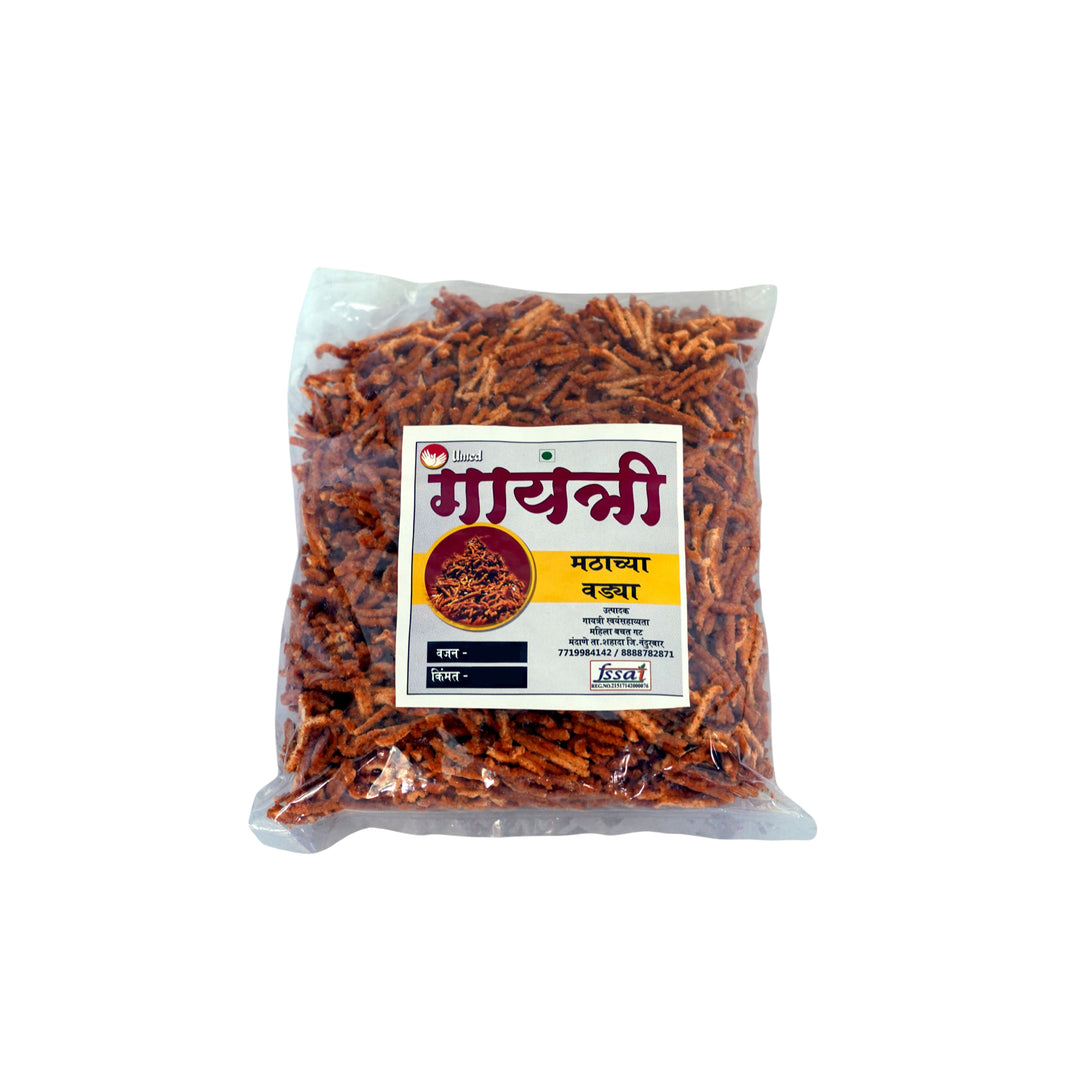 GAYATRI Mug Math Vadi Pack of 250 gm Traditional Protein Rich Snack Made from Green Gram and Moth Beans