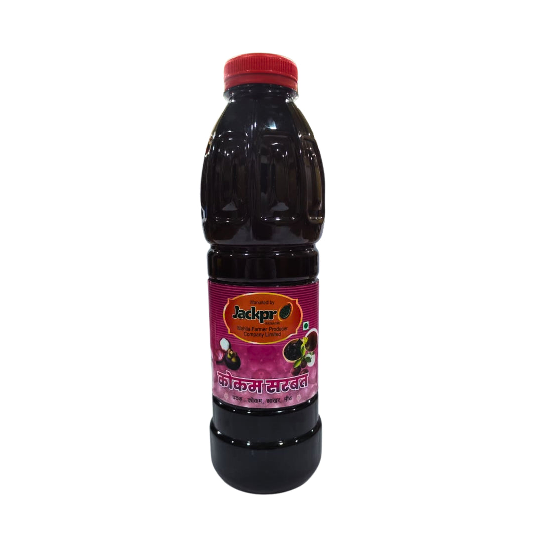 JACPRO Kokum Sharbat Traditional Tangy Cooling Summer Drink Concentrate Made from Garcinia Indica Refreshing Beverage SHG Sourced Pack of 750 gm