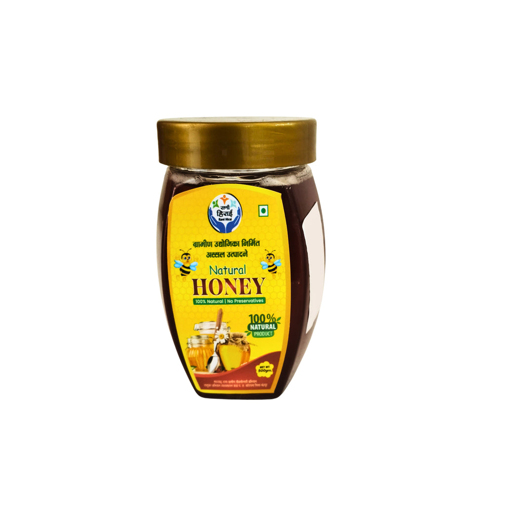 RANI HIRAI Natural Honey Pack Of 500gm Pure Bee Collected Sweetener Traditional Food Preparation Authentic Quality