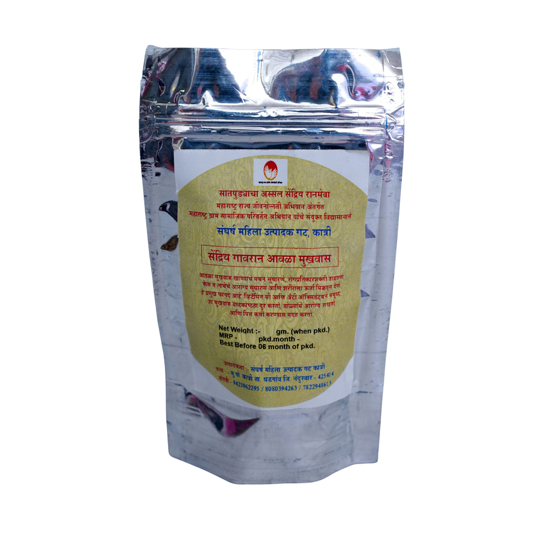 SANGARSH Natural Avala Mukhvas Pack of 125 gm Sweet Tangy Natural Mouth Freshener