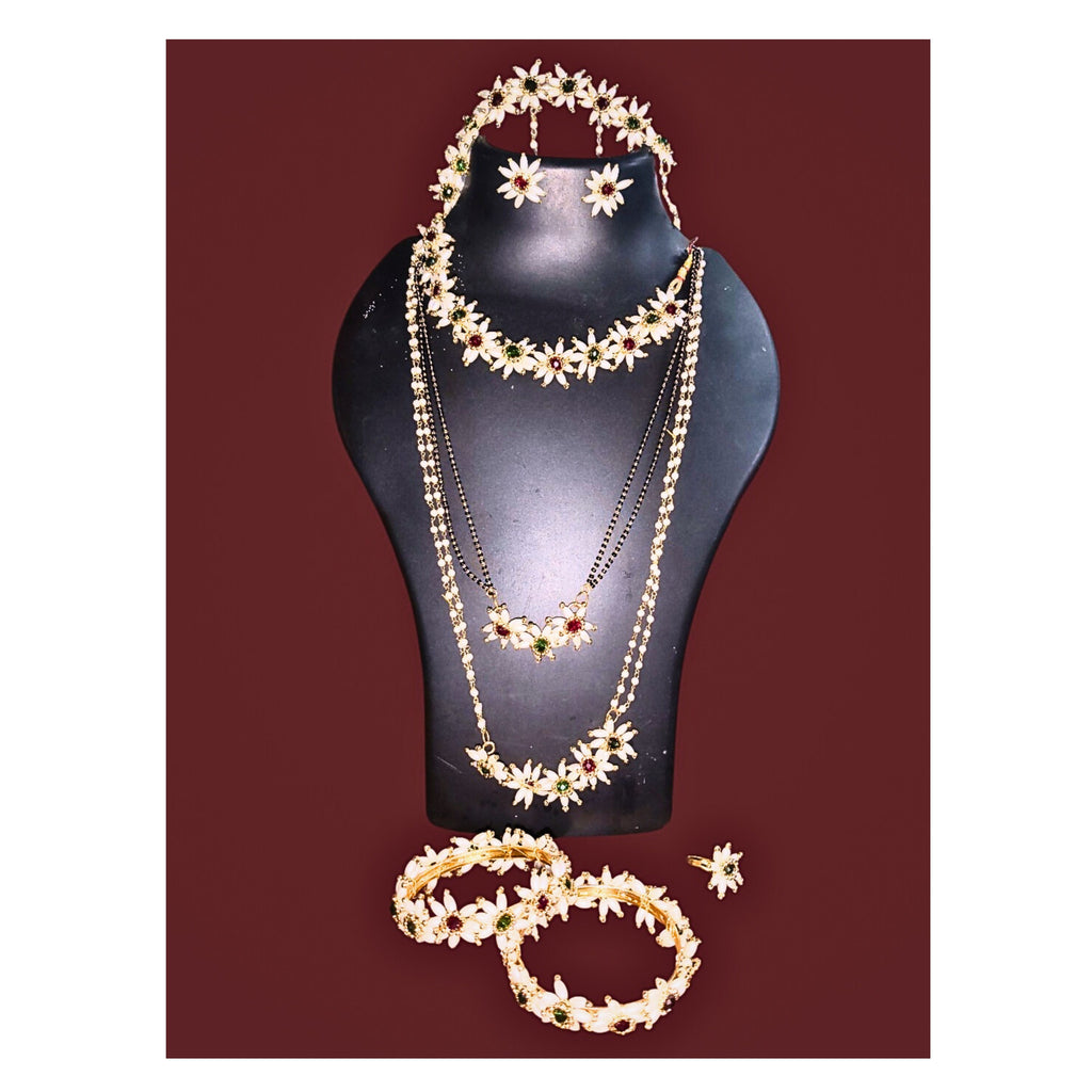 Parijat Necklace Set — Handcrafted by Swami Women SHG (Nashik) | Sant ...