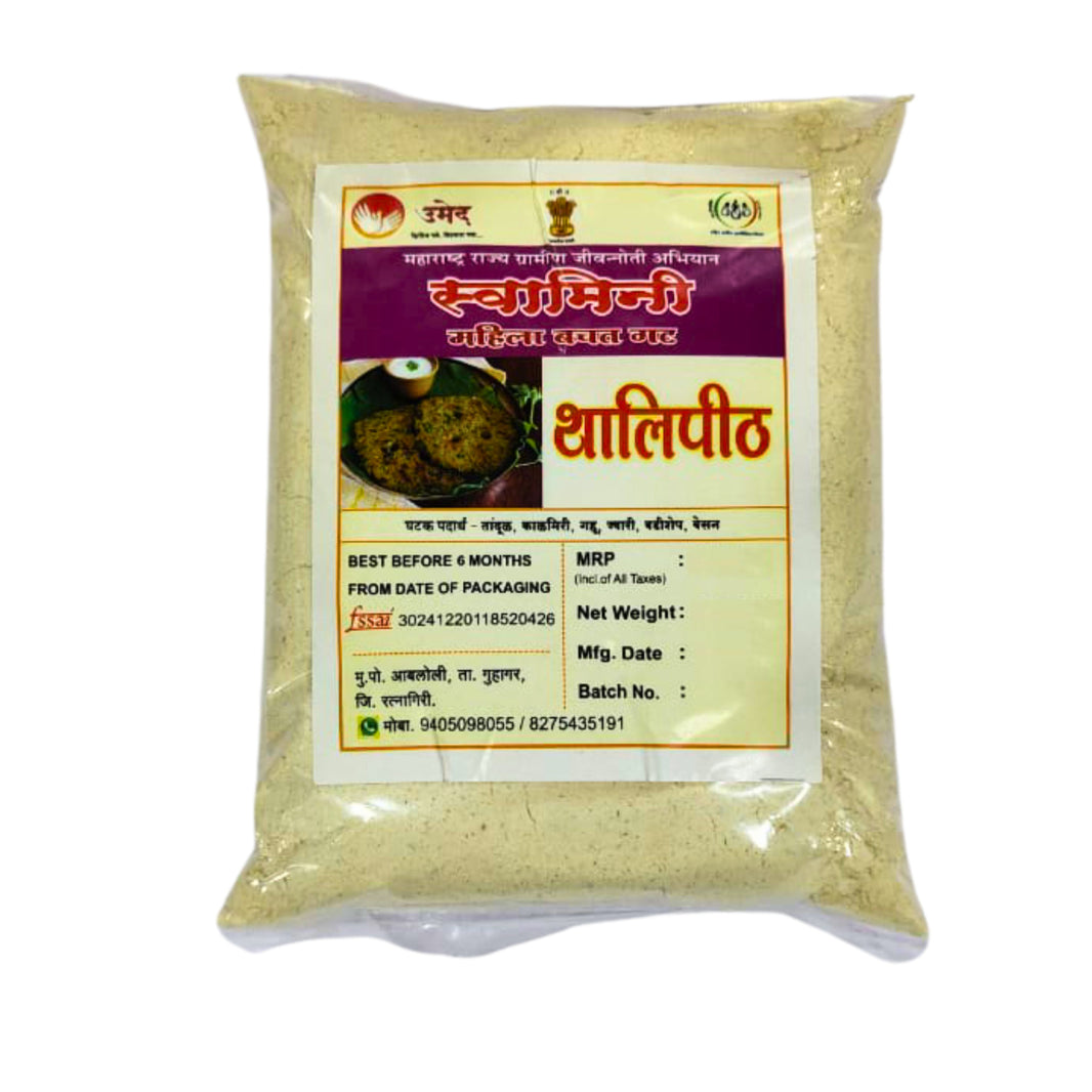 SWAMINI Thalipith Flour Mix Traditional Multigrain Maharashtrian Mix For Nutritious And Filling Thalipith Easy To Cook Everyday Meal Pack of 500 gm