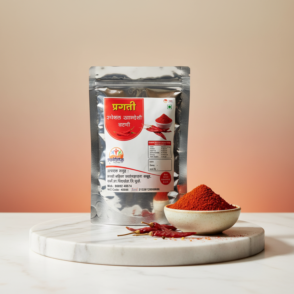 PRAGATI Fafda Mirchi Masala Pack Of 250gm Spicy Snack Seasoning Rich Flavour Authentic Gujarati Taste Premium Quality