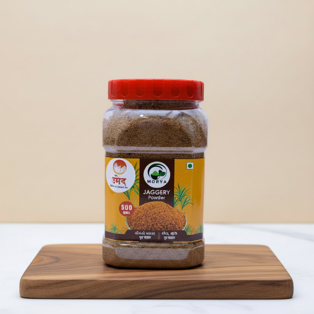 MORYA Pure Deshi Gul Jaggery Powder Natural Chemical Free Traditional Sweetener Pack of 500 gm