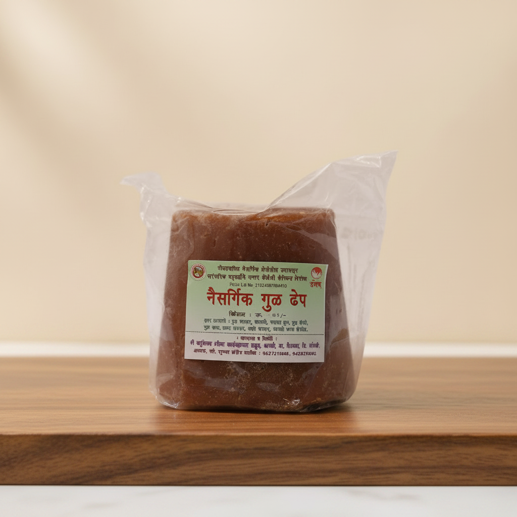 NAISARGIK Pure Deshi Gul Traditional Natural Sweetener Pack of 500 gm