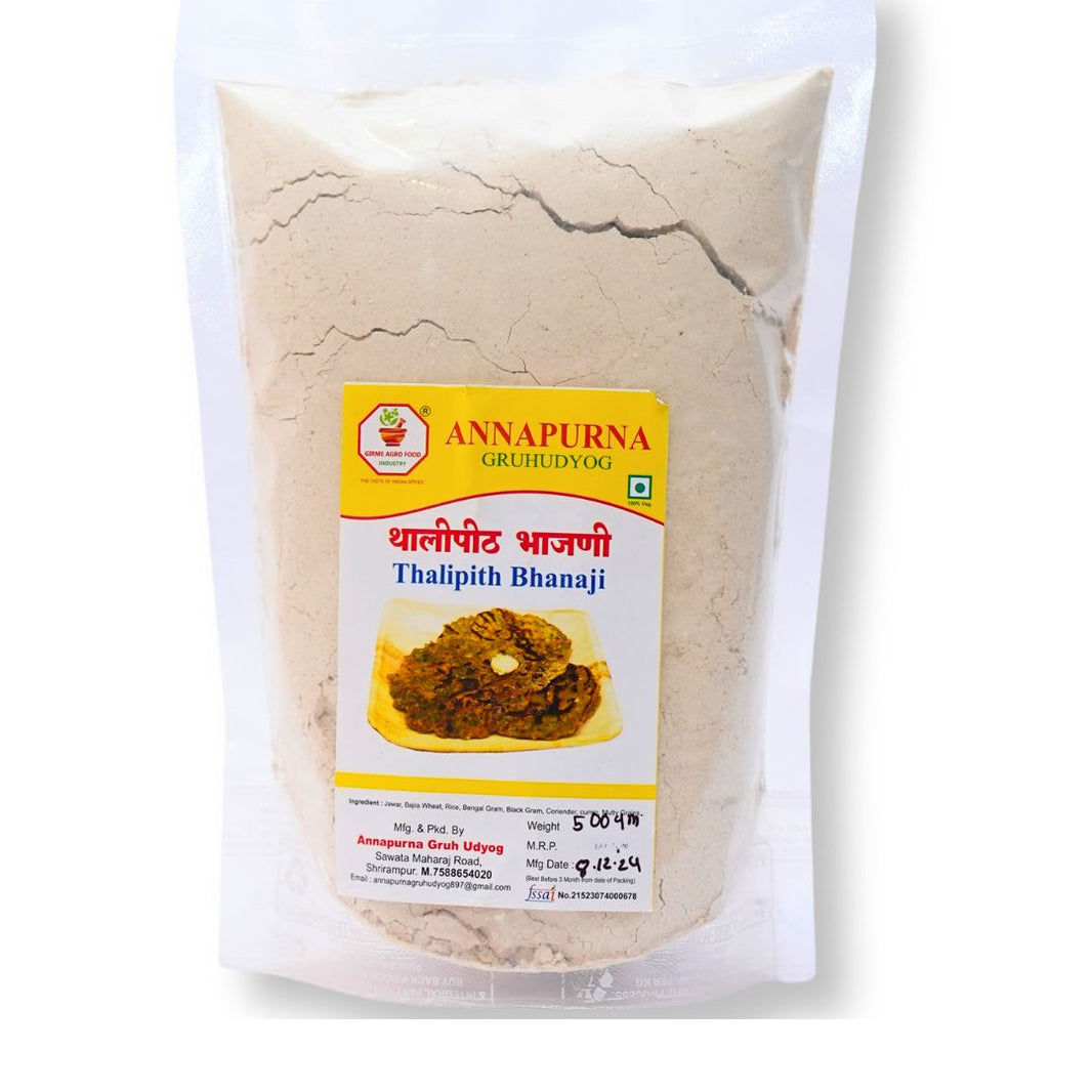 ANNAPURNA, Thali Peeth,Jagdamba SHG, Natural Ingredients, No Artificial Chemical, Pack of 500 gm