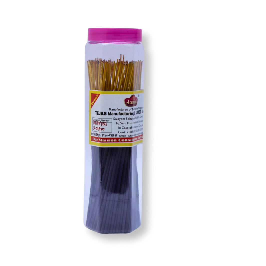 JANAI Nishigandha Agarbatti Intense Stick , Made By Cow Dung, No Artificial Essence, Pack of 200 gm