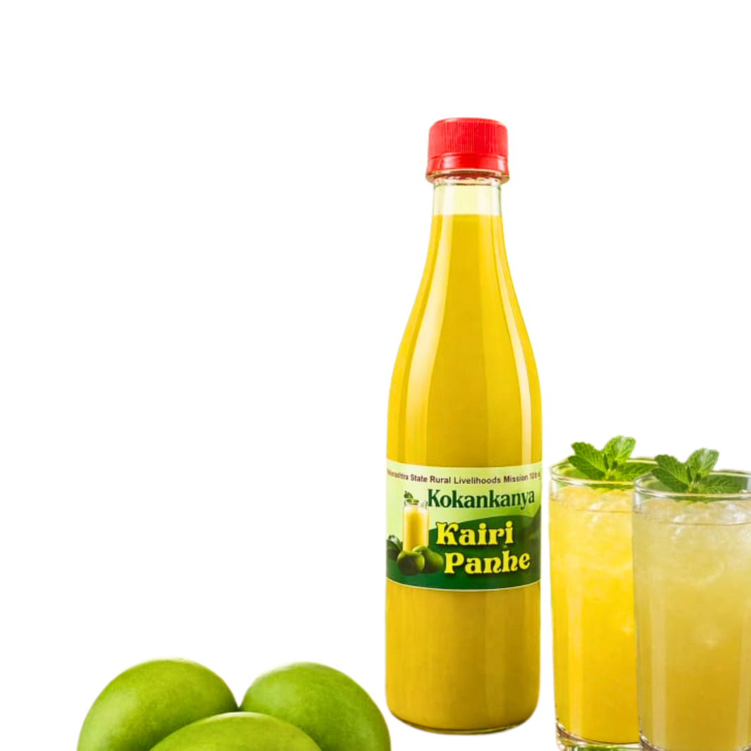 KOKANKANYA Kairi Panhe Pack Of 500ml Traditional Raw Mango Drink Concentrate Refreshing Summer Beverage