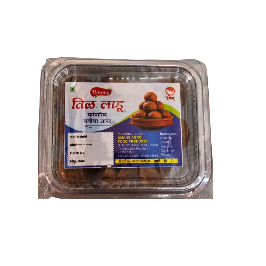 UMANG Till Ladu Pack Of 170g Sesame Jaggery Traditional Sweet Festive Delight