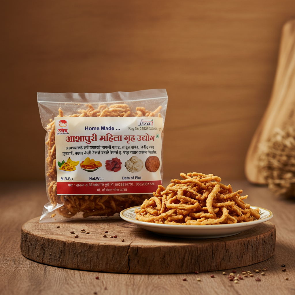 ASHAPURI Mathachya Vada Pack Of 250gm Traditional Matki Vadi Homemade Authentic Ready To Cook Maharashtrian Premium Quality