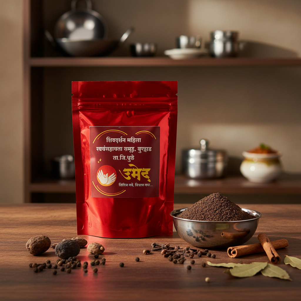 SHIVADARSHAN SHG Kala Masala Pack Of 100gm Traditional Maharashtrian Spice Blend Rich Aroma Authentic Cooking Premium Quality