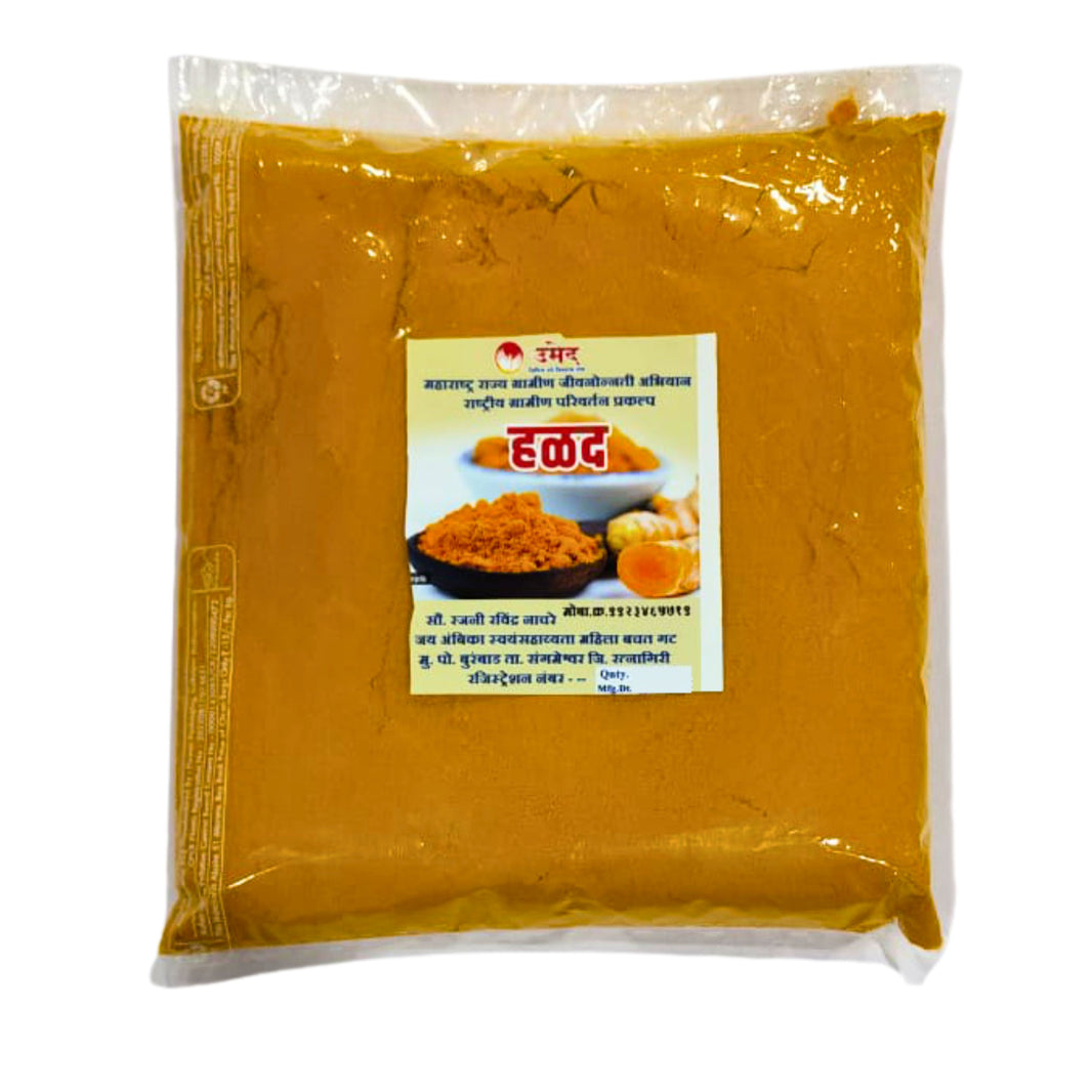 JAY AMBIKA Turmeric Powder Haldi Traditional Natural Spice Finely Ground For Daily Indian Cooking Vibrant Colour And Aroma Pack of 1000 gm