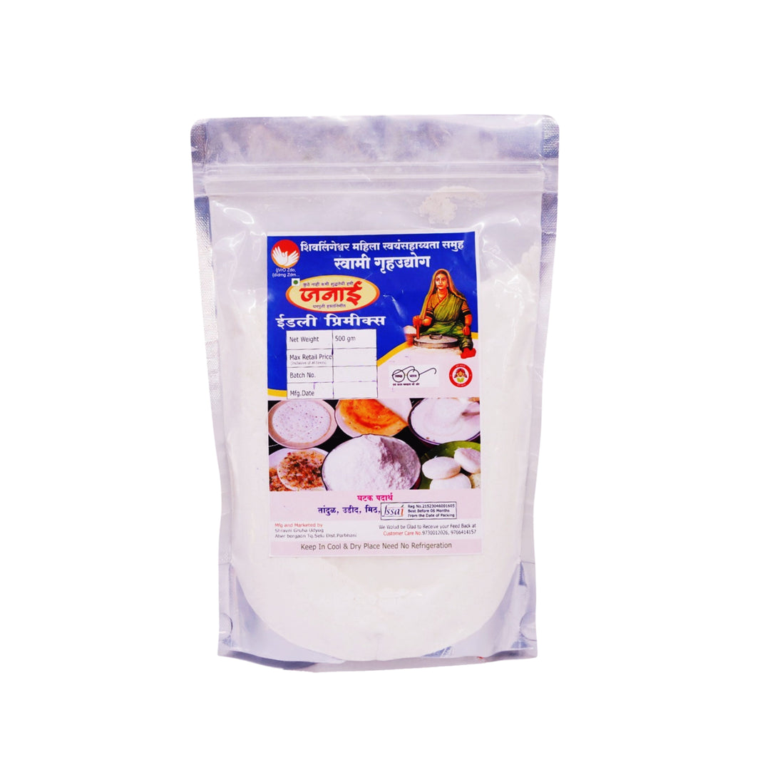 SWAMI JANAI Idali Premix Pack Of 500g Ready To Cook Idli Mix Soft Fluffy Breakfast Preparation