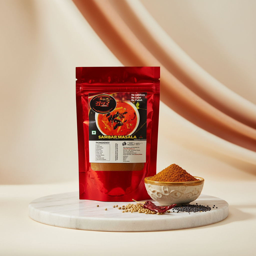 SHIVADARSHAN SHG Sambar Masala Pack Of 100gm Traditional South Indian Spice Blend Rich Aroma Authentic Taste Premium Quality