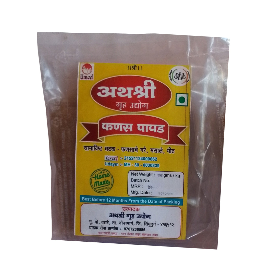 ATHASHREE, Fanas Papad, Natural Ingredients, No Artificial Essence, Pack of 100 gm