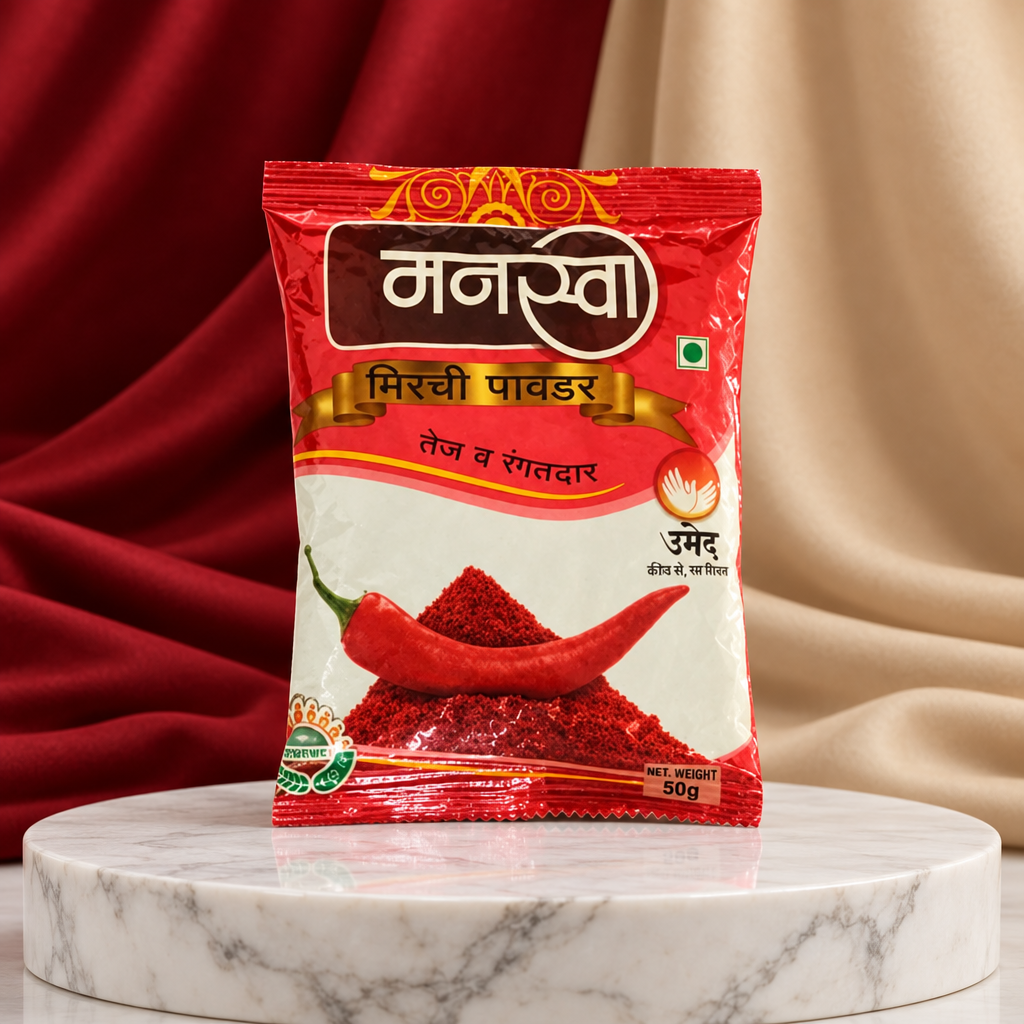 Chilli Powder Produced By Women SHG, Manaswi Brand Sarwadnya Women SHG, Naturally 250 Gm