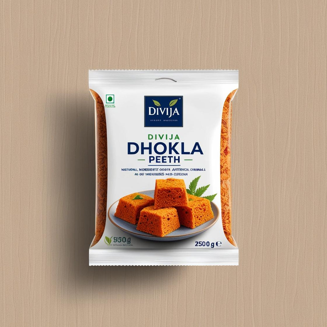 DIVIJA Dhokla Peeth, Natural Ingredients, No Artificial Chemical, Pack of 250 gm