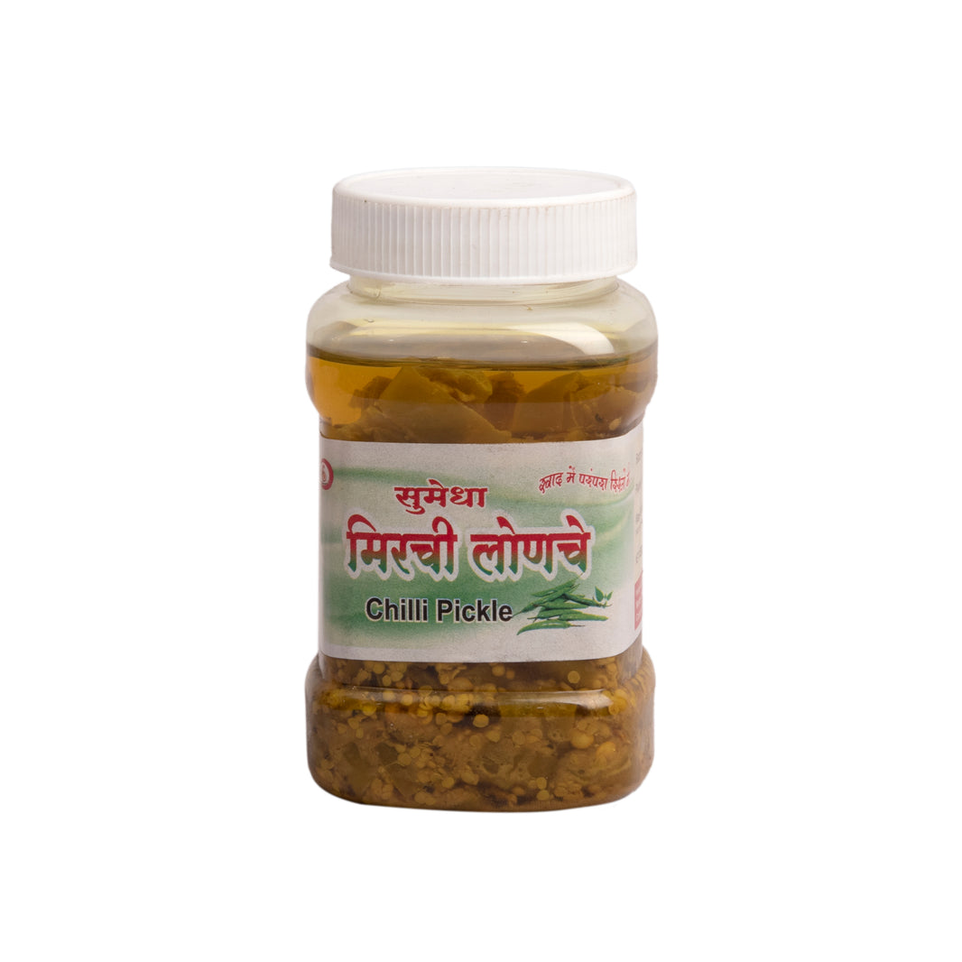 VARDHINI, Chilli pickle, Sumedha Gruh,Natural, ingredient, no artificial essence, pack of 250 gms