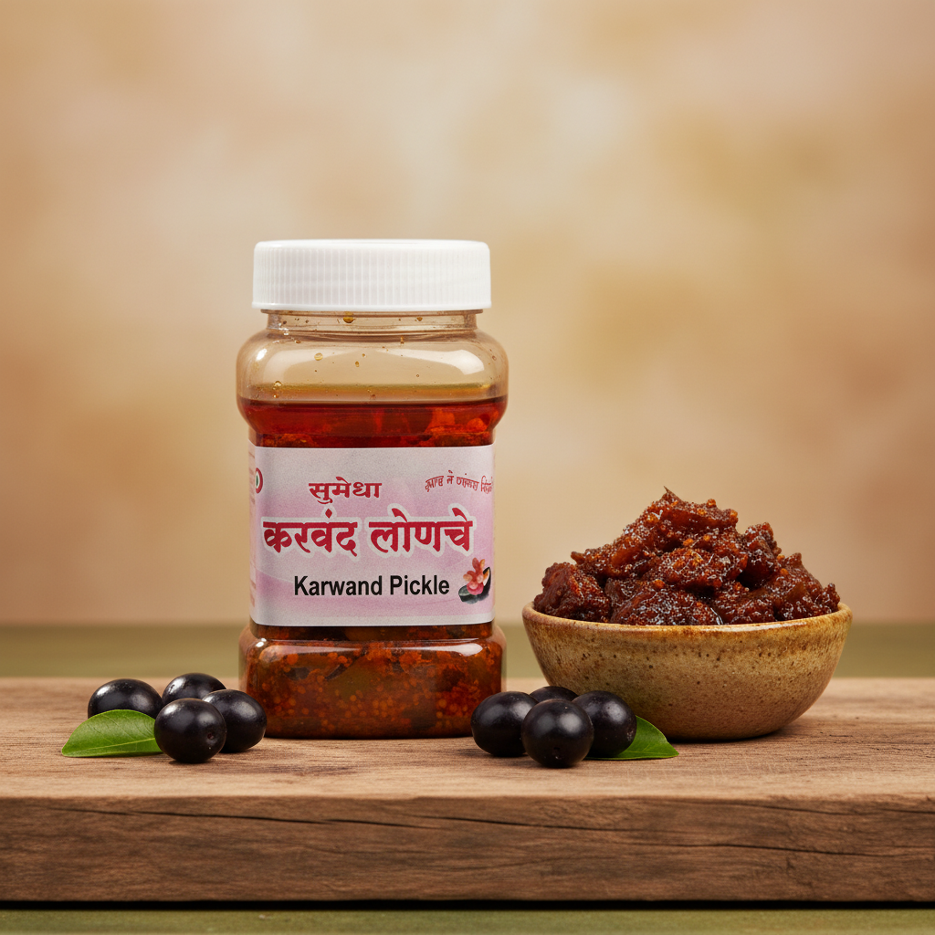 VARDHINI Karvand Pickle, 250 g | No Artificial Essence