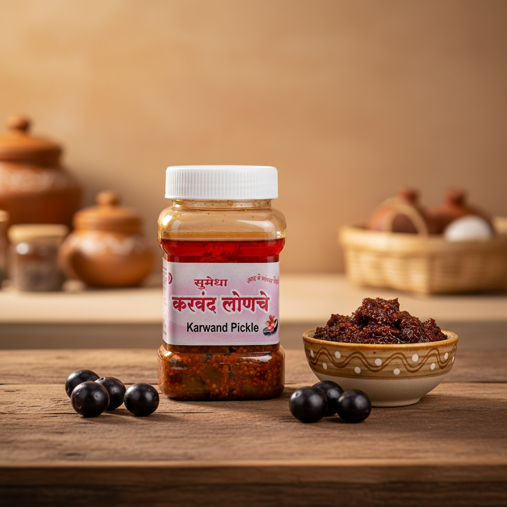 VARDHINI Karvand Pickle, 250 g | No Artificial Essence