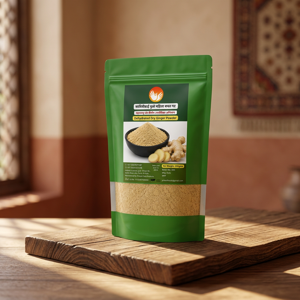 SHREYA TRADING COMPANY Dry Ginger Powder Pack Of 200 gm Dehydrated Ginger Powder Traditional Spice Digestive Ingredient Aromatic Natural Kitchen Essential