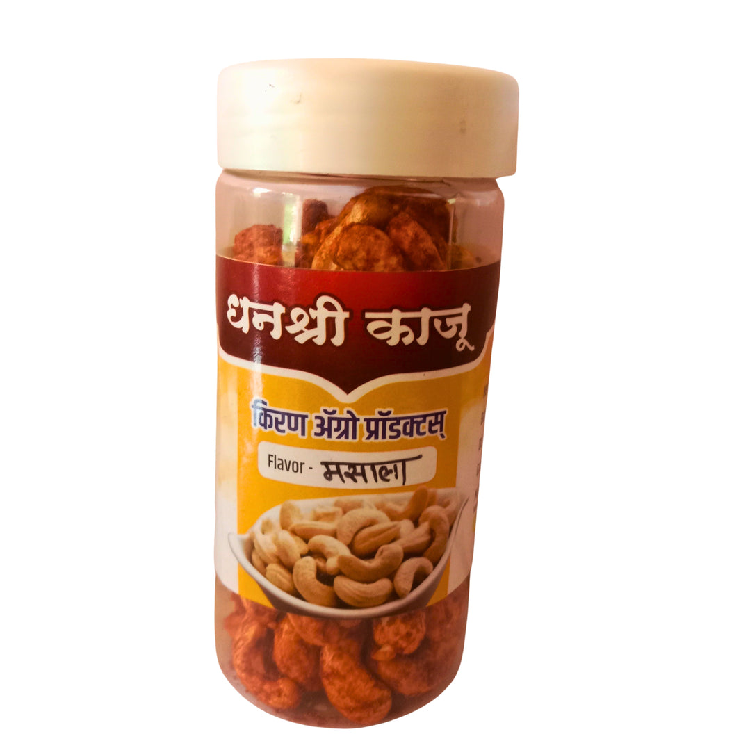 DHANASHREE CASHEW, Masala Flavoured Cashew, Healthy, Fiberous, Natural Flavour, Pack of 100gm
