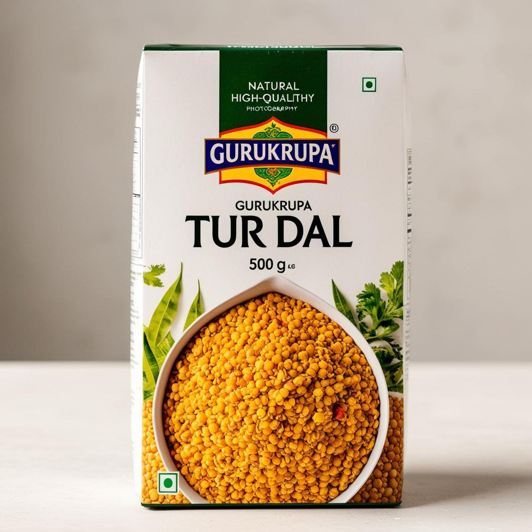 GURUKRUPA Tur Dal, Natural, Healthy, Best Quality, Pack of 500 gms