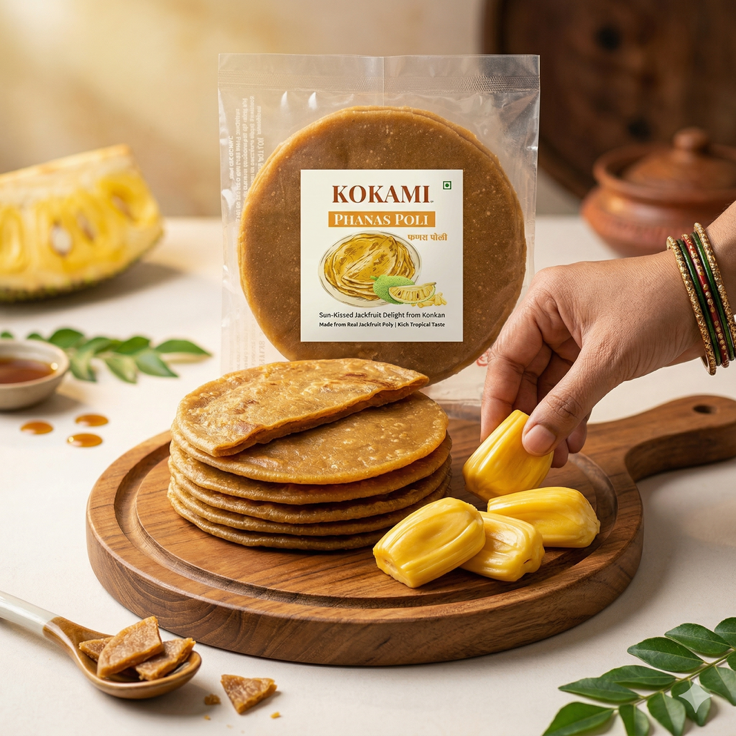 KOKAMI Phanas Poli, Durgalaxmi SHG, Natural Ingredients, No Artificial Essence, Pack of 100g