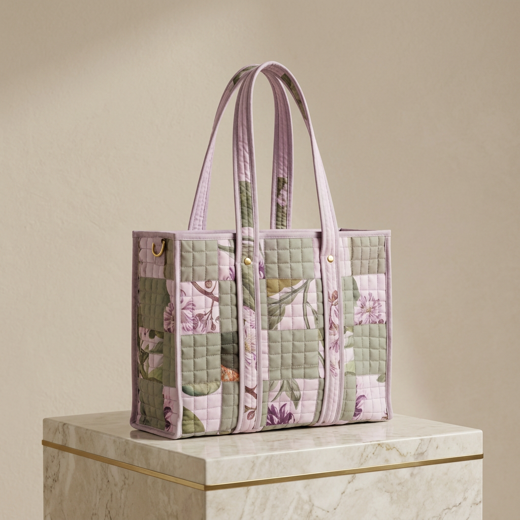 MAHALAXMI Cotton Tote Bag With Chain Pack Of 1 Item Handcrafted Stylish Cotton Handbag Durable Spacious Office Shopping Travel Everyday Fashion Accessory