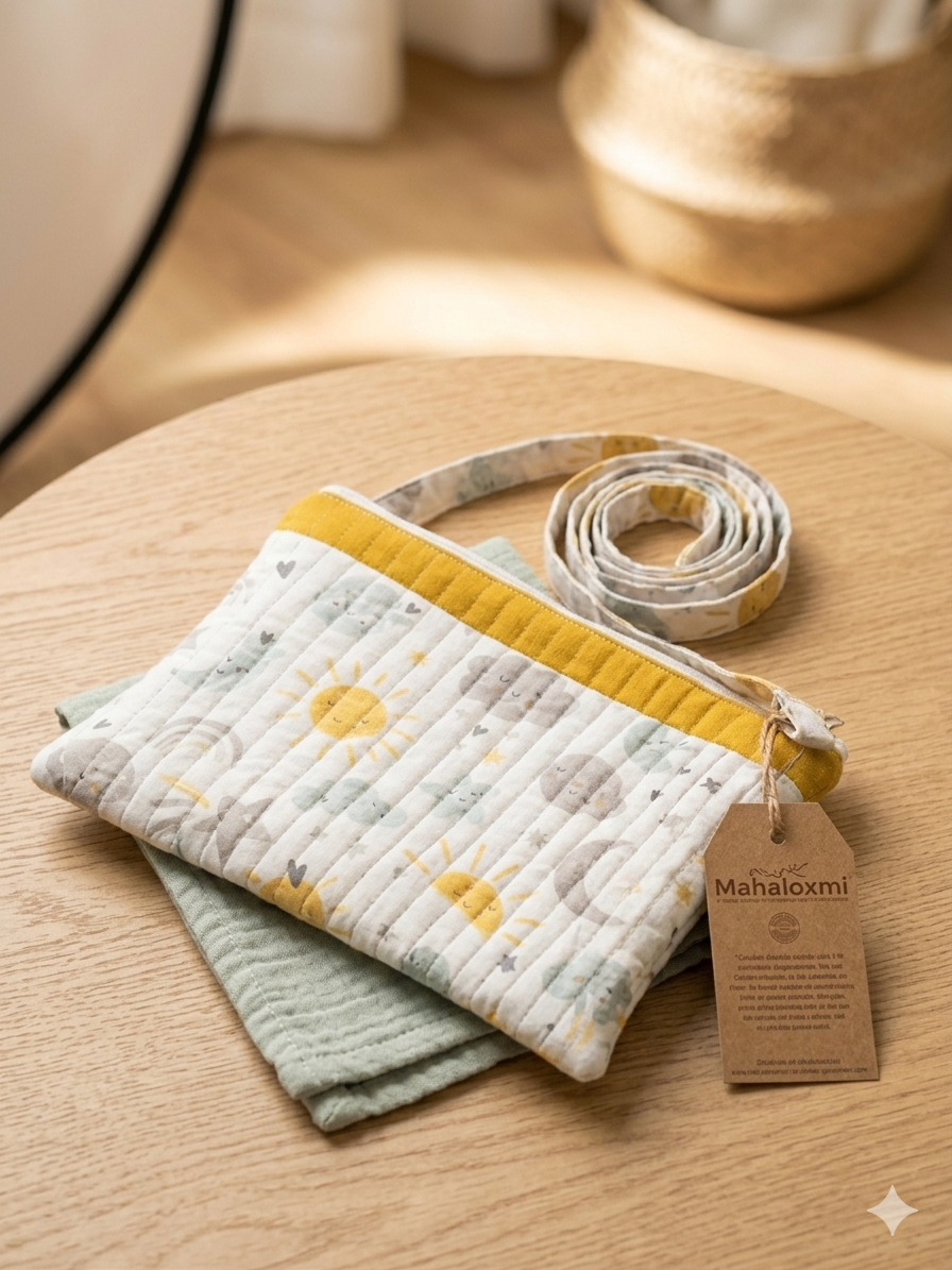 MAHALAXMI Cotton Tab Pouch Pack Of 1 Item Handcrafted Protective Cotton Tablet Sleeve Durable Lightweight Travel Device Organizer Everyday Office Essential