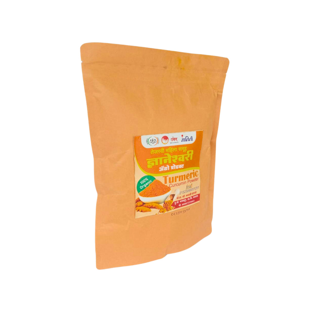 GYANESHWARI AGRO PRODUCT Turmeric Powder, Tejaswi SHG, No Added Colours & No Preservatives, Pack Of 500 gm