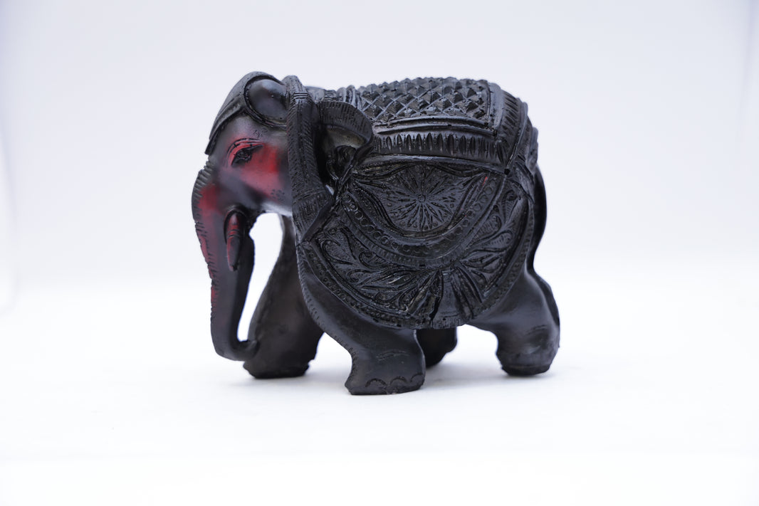 SHIVBAI, Gaj Laxmi, Natural Wood, Local Craftsmanship, Single Trunk Down