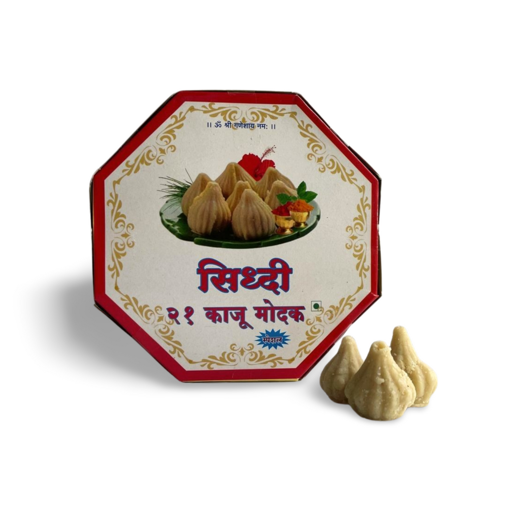 Siddhi,Traditional Kaju Modak, Natural Ingredients, No Artificial Chemical, Pack of 150 gm