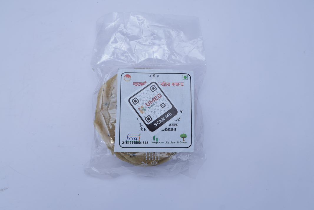 FRESH FOODS, Udid Papad,Mahalaxmi SHG, Made By Natural Ingredients, No Artificial Chemical, Pack of 400 gms