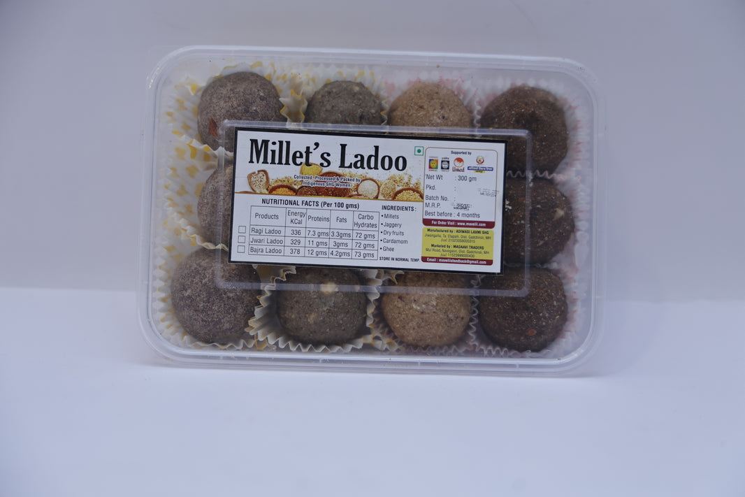 ADIVASI, Millet Ladu, Natural Ingredient, No Artificial, Essence, Pack, of 250 gm