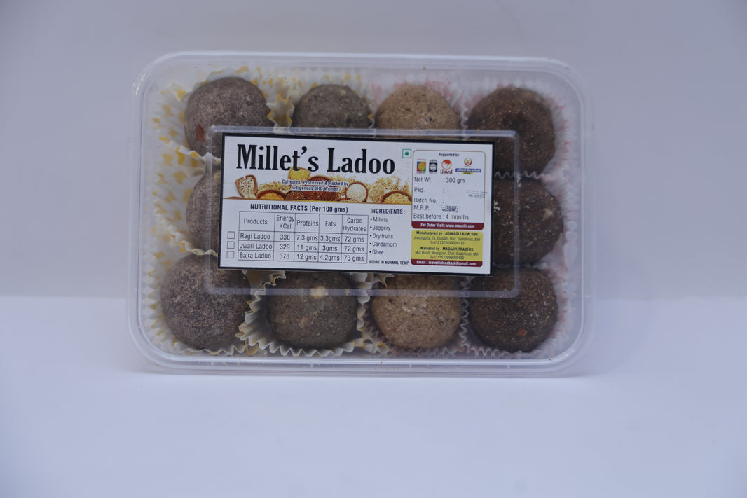 ADIVASI, Millet Ladu, Natural Ingredient, No Artificial, Essence, Pack, of 250 gm