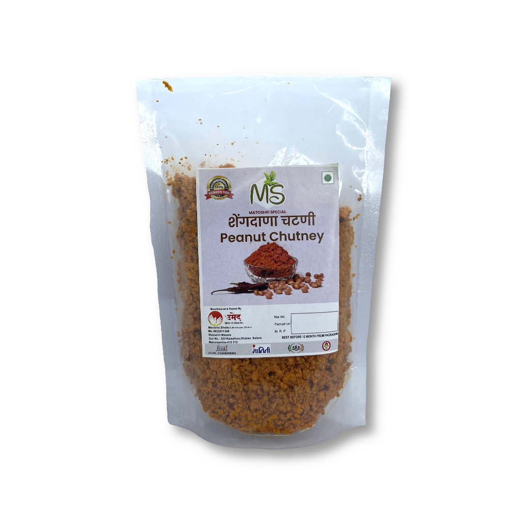 MS MASALE, Groundnut Chutney, Siddhivinayak SHG, Natural Ingredients, No Artificial Essence, Pack of 100 gm