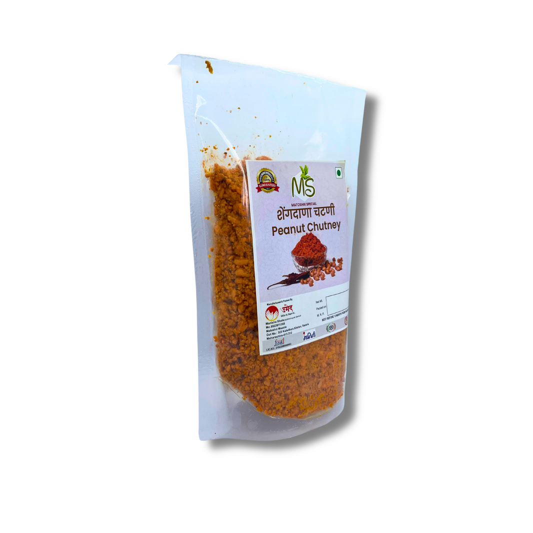 MS MASALE, Groundnut Chutney, Siddhivinayak SHG, Natural Ingredients, No Artificial Essence, Pack of 100 gm