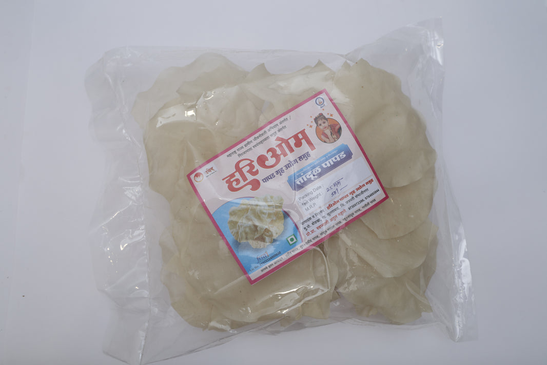 GIRJAMATA, Masala Rice Papad, Made By Natural Ingredients, No Artificial Chemical, Pack of 200 gms