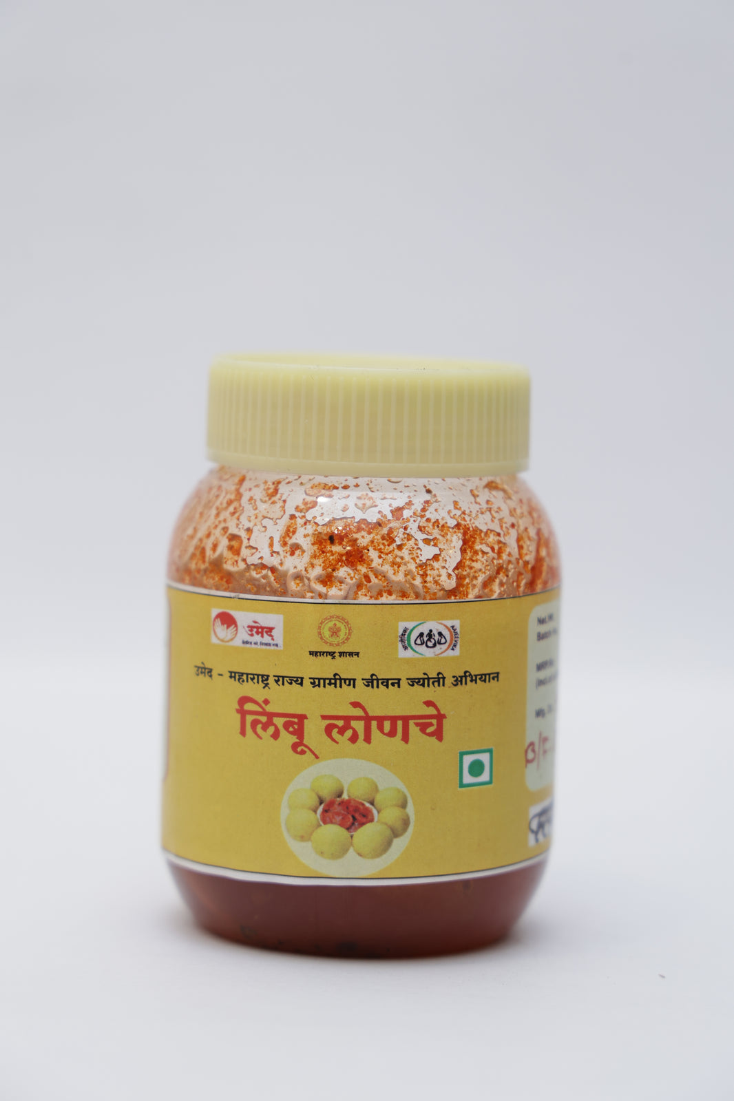 NISARG,Sanyog Lemon Pickle, Natural Ingredients, No Artificial Essence, Pack of 250 gms