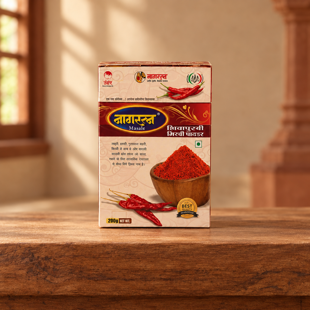 NAGRATNA, Chilli Powder,Jagtik SHG, Premium Chilli Quality, Natural, Healthy, Pack of 200 gms