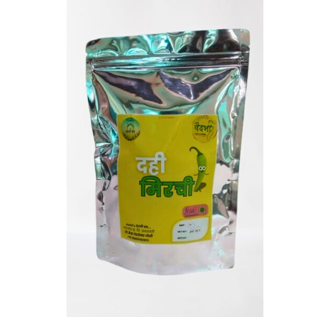 JYOSHI GHARACHI CHAV, Dahi Mirchi, Namo Namo SHG, Natural Ingredients, No Artificial Essence, Pack of 50 gm