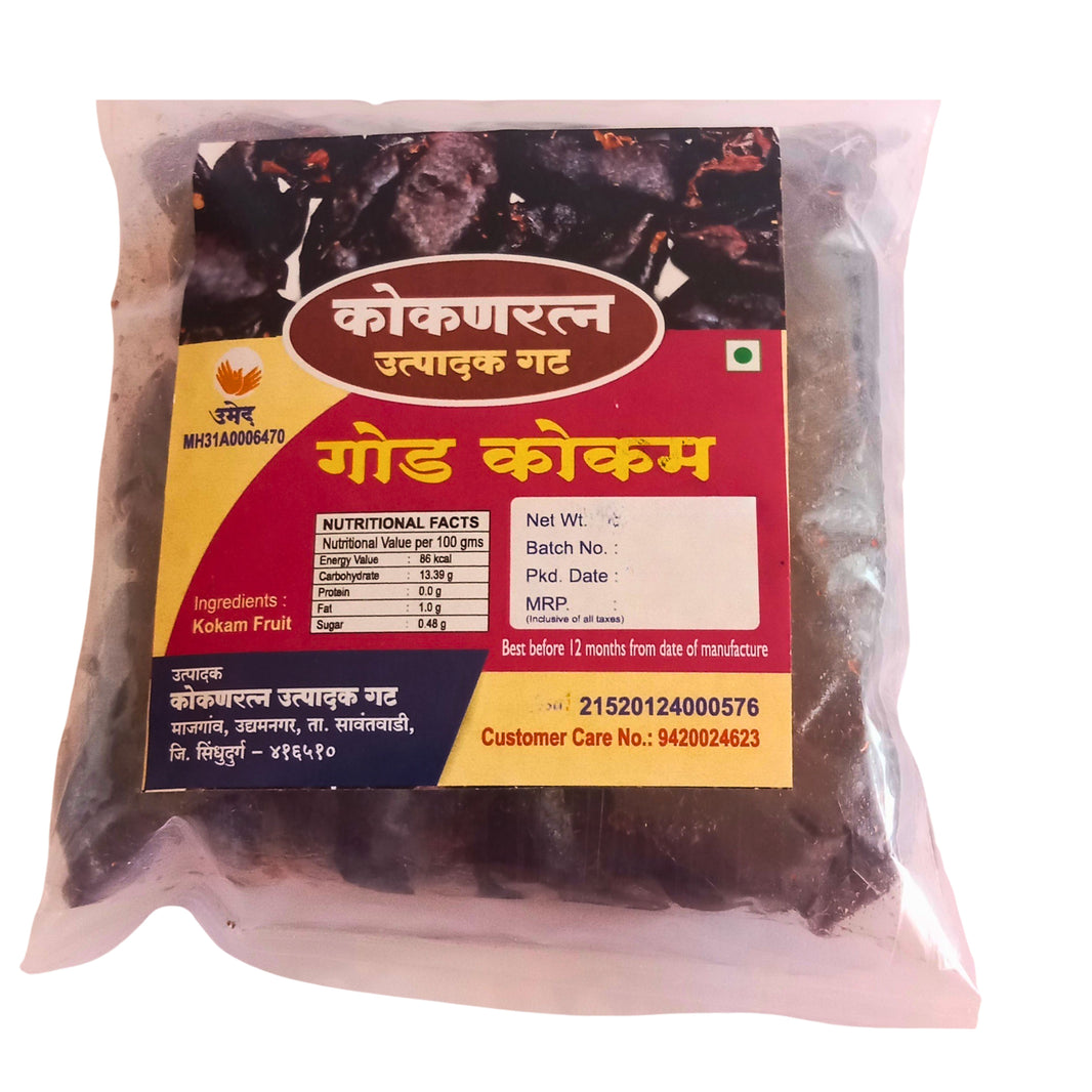 KOKANRATNA Sweet Kokam, Natural Ingredients, No Artificial Essence, Pack of 250 ml