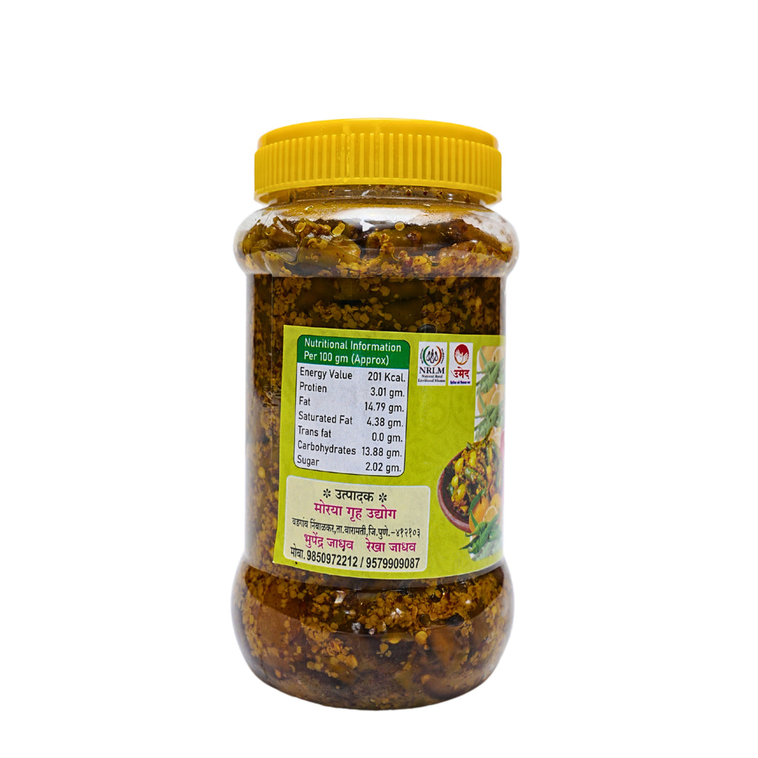 MORYA, Limbu Mirchi, Lemon-Chili Pickle, Natural Ingredient, No Artificial Essence, Pack of 500 gms