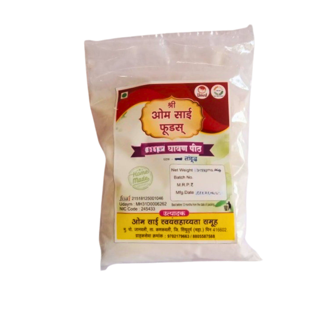 OMSAI Ghavan Flour, Natural, Healthy, Best Quality, Pack of 500 gm