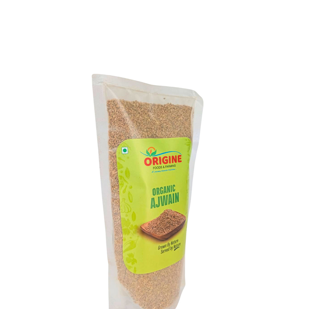 ORIGINE FOODS & FARMING Ajwain, Savitribai SHG, Natural, Healthy, Best Quality, Pack of 200 gms