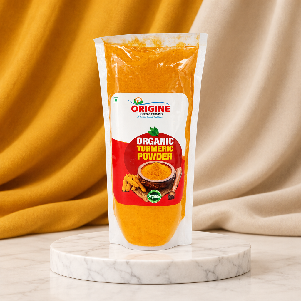 ORIGINE FOODS & FARMING Turmeric Powder, Savitribai SHG, Natural, Healthy, Best Quality, Pack of 200 gms